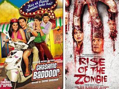 Chashme Baddoor vs Zombie drama at Box Office this Friday